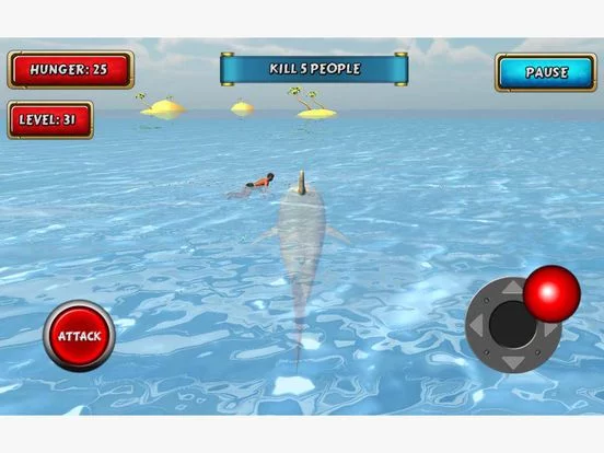 Изображение игры: Shark Sim Beach Killer