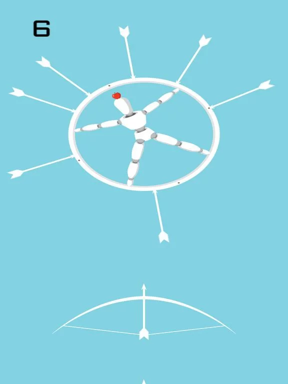 Изображение игры: Flicky Shot - Archery Arrow Mannequin Challenge