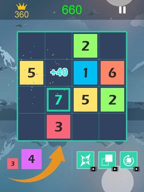 Изображение игры: Number Merge - Block Puzzle