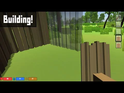 Изображение игры: Pixel Block Survival Craft