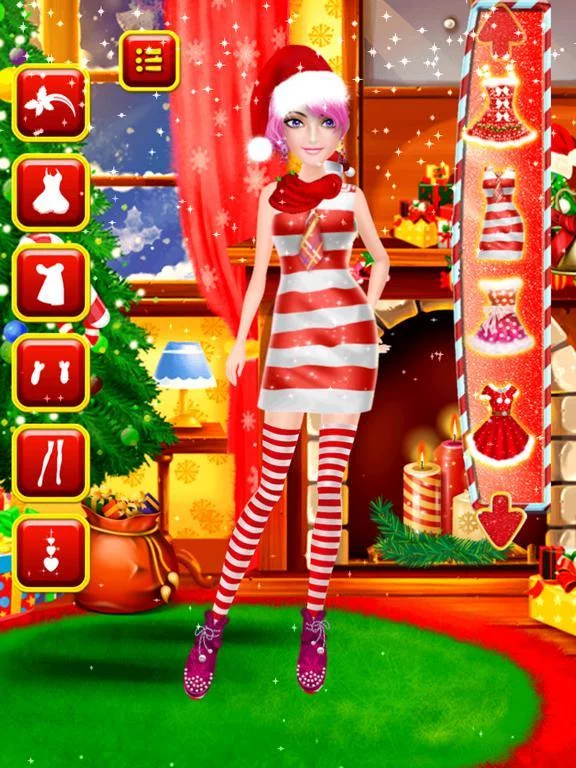 Изображение игры: Christmas Salon: XMAS Girls Games Makeover 2017
