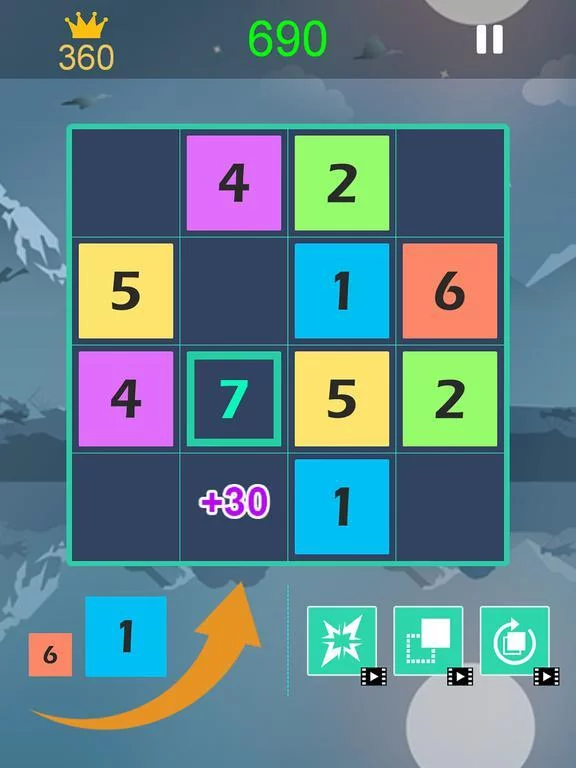 Изображение игры: Number Merge - Block Puzzle