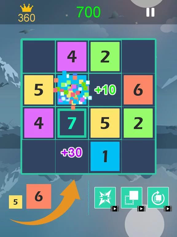 Изображение игры: Number Merge - Block Puzzle