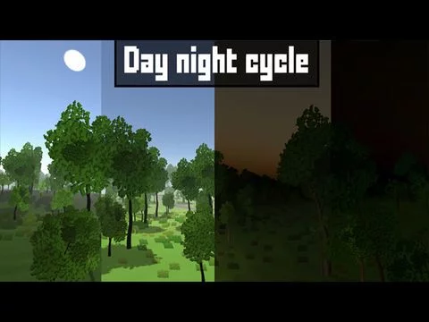 Изображение игры: Pixel Block Survival Craft