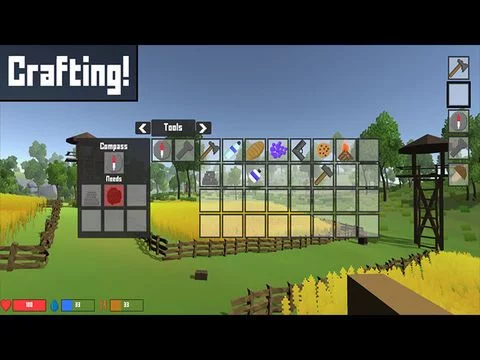 Изображение игры: Pixel Block Survival Craft