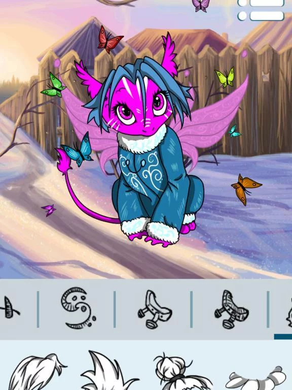 Изображение игры: Avatar Maker: Dragons
