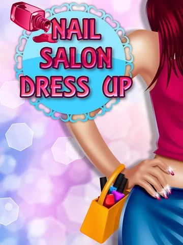 Изображение игры: `Awesome Nails Salon Dress Up - Girl Beauty Makeover Spa Free