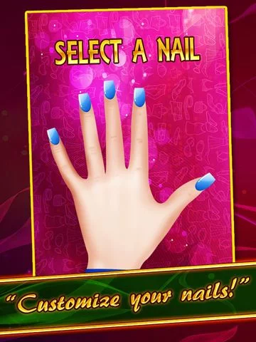 Изображение игры: `Awesome Nails Salon Dress Up - Girl Beauty Makeover Spa Free