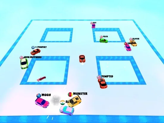 Изображение игры: DodgeCar.io