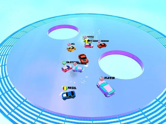 Изображение игры: DodgeCar.io
