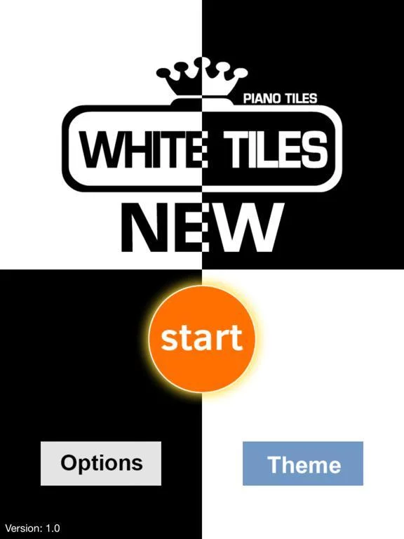 Изображение игры: Black White Tiles (New): Piano Tiles Mini Games