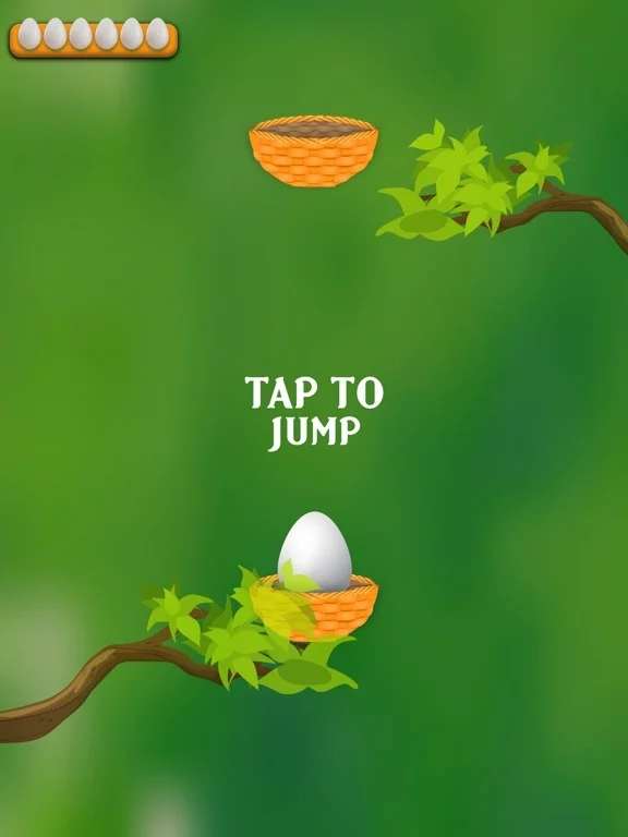 Изображение игры: Easter Egg Tap To Jump Basket