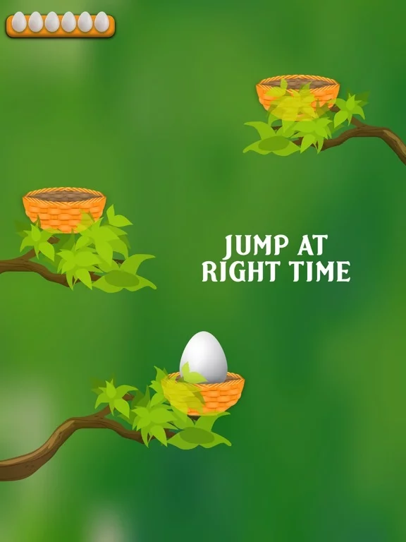 Изображение игры: Easter Egg Tap To Jump Basket