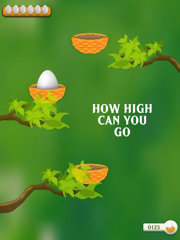 Изображение игры: Easter Egg Tap To Jump Basket