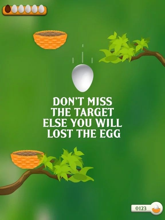 Изображение игры: Easter Egg Tap To Jump Basket