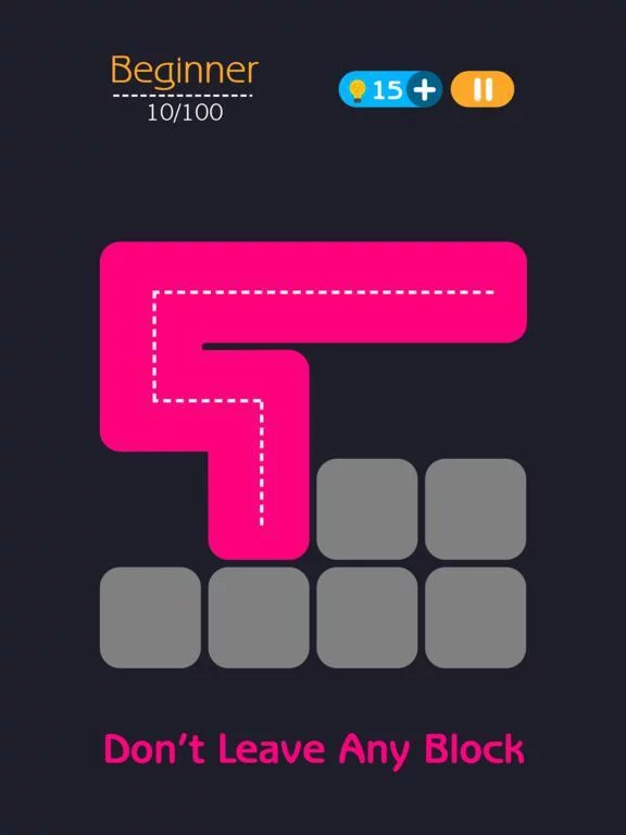 Изображение игры: One Line Block Puzzle