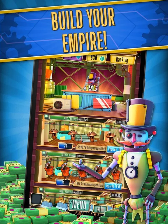 Изображение игры: Magnate: Robot Idle Tycoon