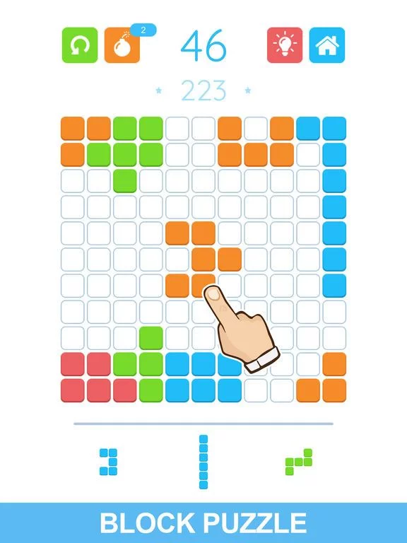 Изображение игры: Сolor block puzzle
