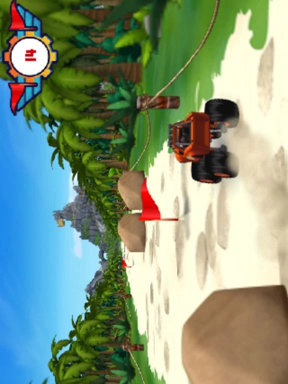 Изображение игры: Monster Truck Run Craft