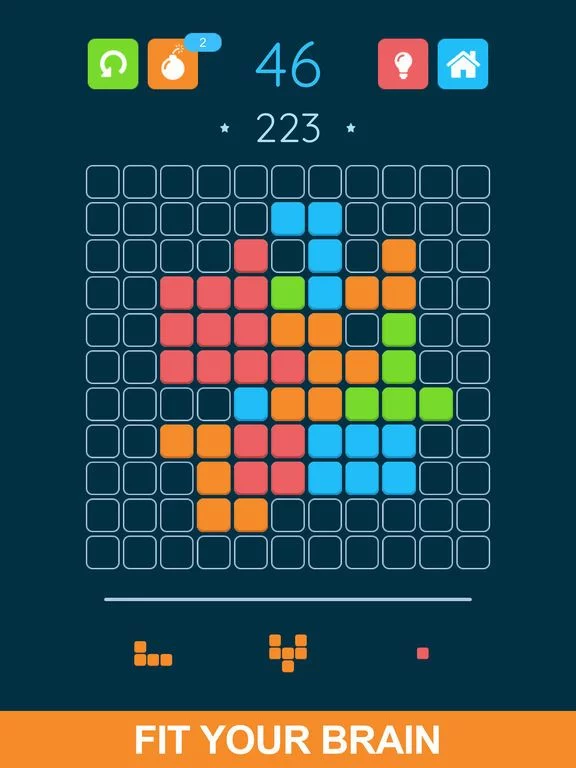 Изображение игры: Сolor block puzzle