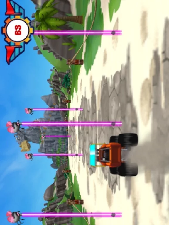 Изображение игры: Monster Truck Run Craft