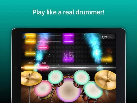 Изображение игры: Drums - real drum set games