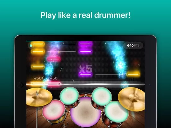 Изображение игры: Drums - real drum set games
