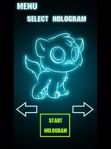 Изображение игры: Hologram Cat Kitten 3D Prank
