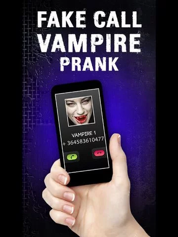 Изображение игры: Fake Call Vampire Prank