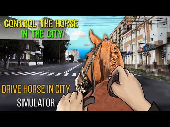 Изображение игры: Drive Horse In City Simulator