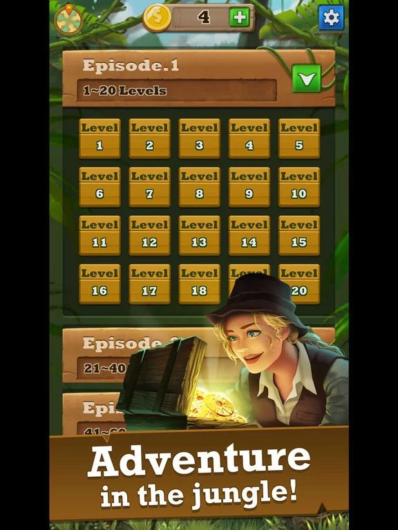 Изображение игры: Jungle Gem Blast