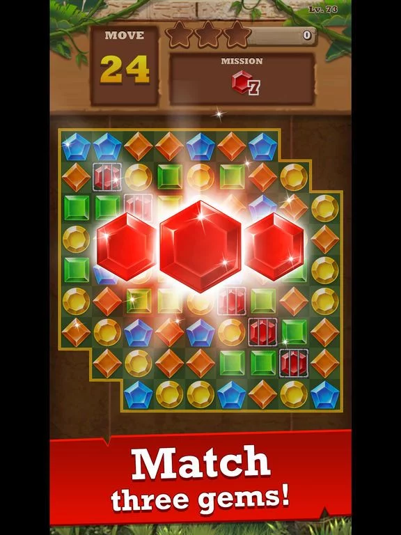 Изображение игры: Jungle Gem Blast
