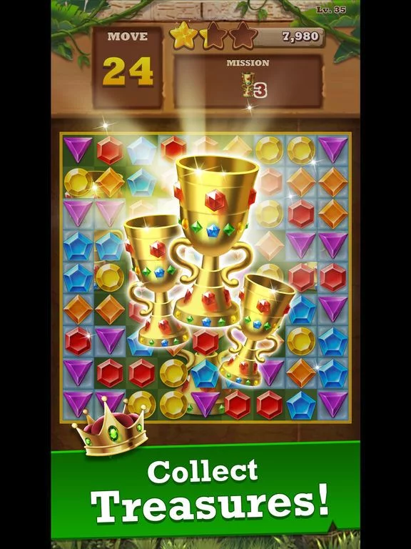 Изображение игры: Jungle Gem Blast