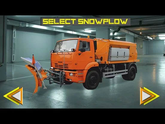 Изображение игры: Drive Snowplow in City