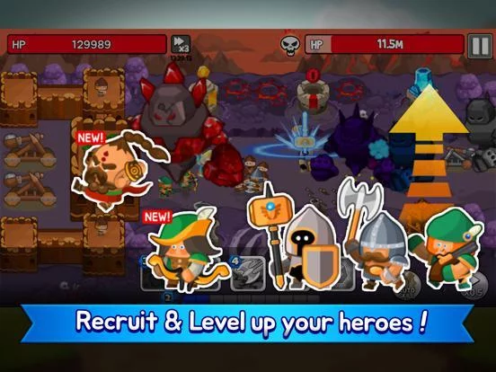 Изображение игры: Grow Tower: Castle Defender TD
