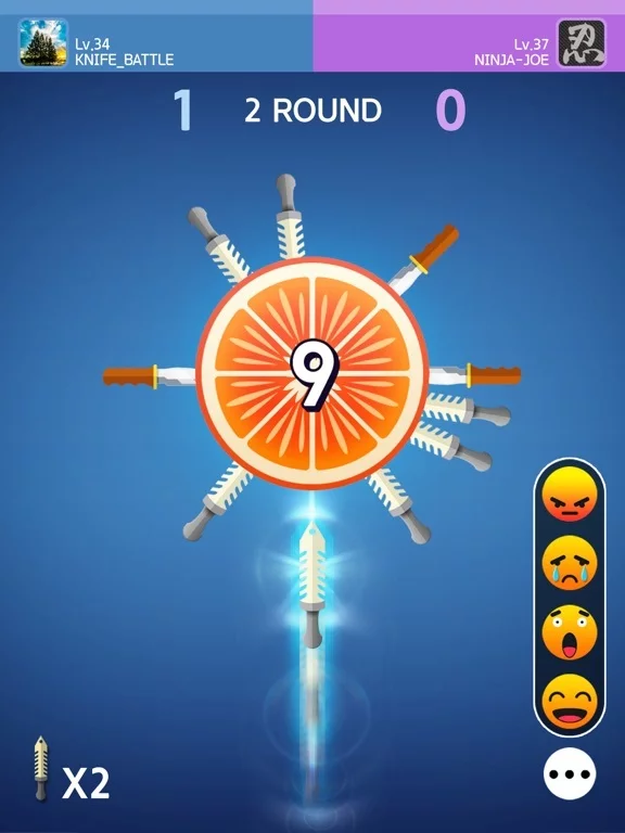 Изображение игры: Knife Battle.