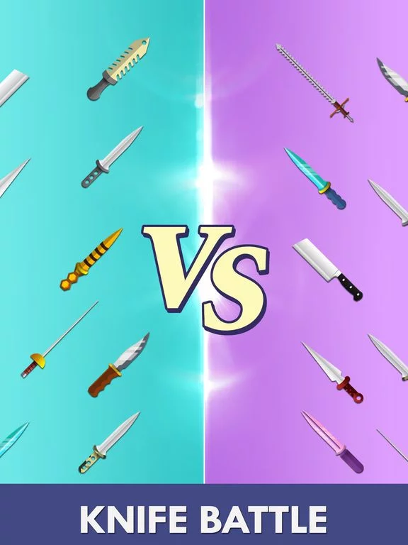 Изображение игры: Knife Battle.
