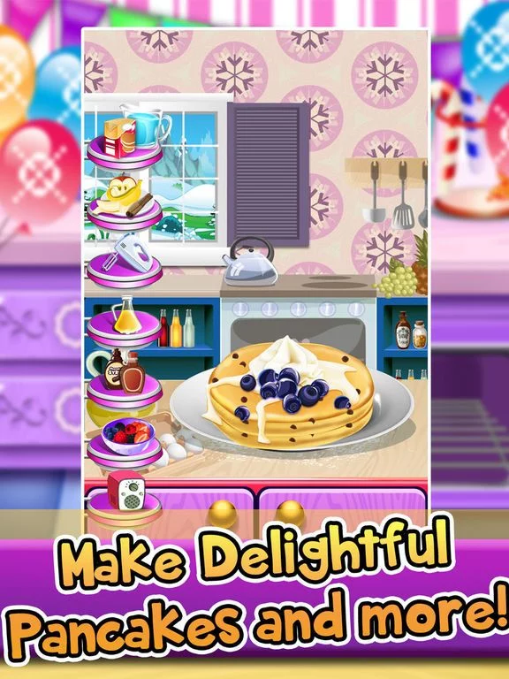 Изображение игры: School Food Maker Salon - Lunch Cooking & Cake Ice Cream Making Kids Games for Girls Boys