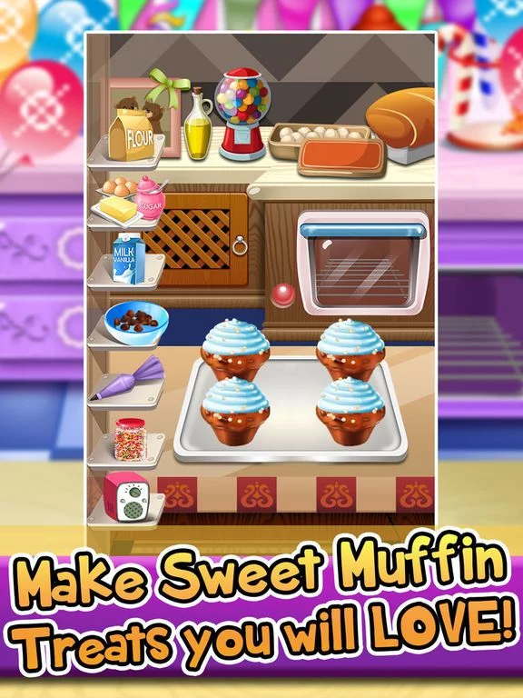 Изображение игры: School Food Maker Salon - Lunch Cooking & Cake Ice Cream Making Kids Games for Girls Boys