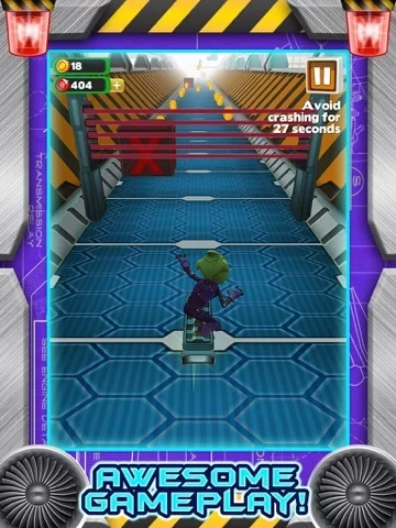 Изображение игры: 3D Skate Board Space Race - Awesome Alien Skater Racing Challenge FREE