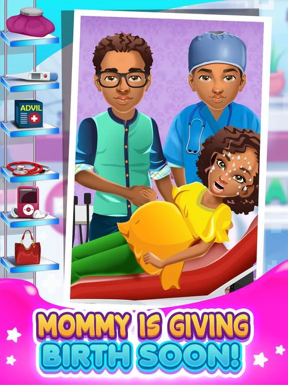 Изображение игры: Mommy's New Baby Doctor Salon - Little Hospital Spa & Surgery Simulator Games!