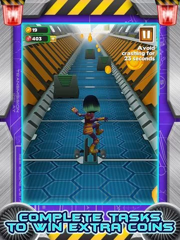 Изображение игры: 3D Skate Board Space Race - Awesome Alien Skater Racing Challenge FREE
