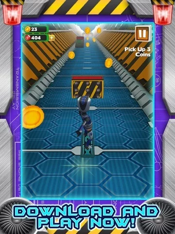Изображение игры: 3D Skate Board Space Race - Awesome Alien Skater Racing Challenge FREE