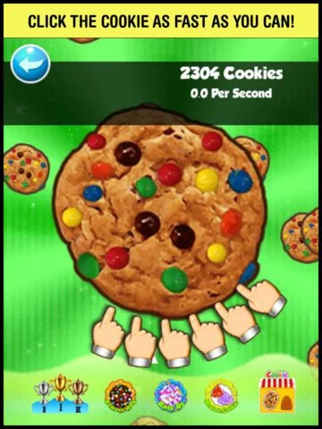 Изображение игры: Cookie Click - a tap color clicker fast tapping game