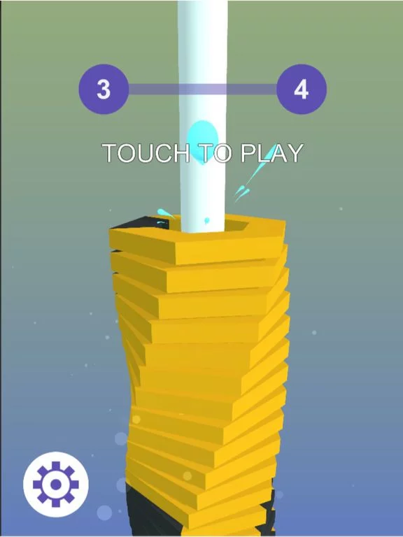 Изображение игры: Helix Jump Tower - Stack ball