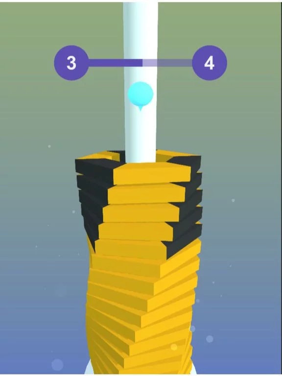 Изображение игры: Helix Jump Tower - Stack ball