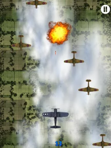Изображение игры: Awesome Fun Jet Airplane Flying & Fighting Game - War Shooting F16 Airplanes And Bombing Games For Boys & Teen Kids Free