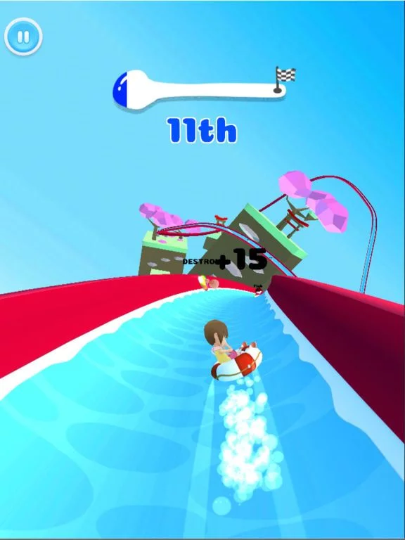 Изображение игры: Aquapark.io Anime Race 3d