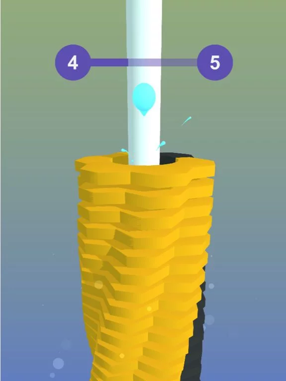 Изображение игры: Helix Jump Tower - Stack ball