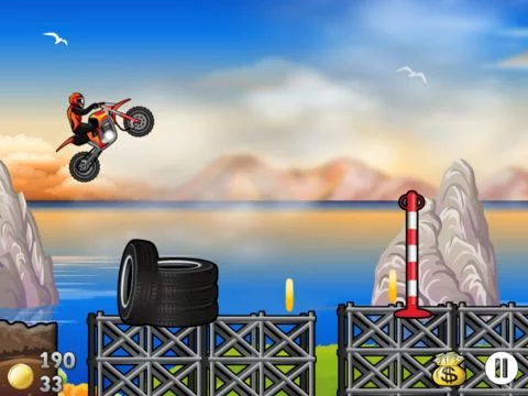 Изображение игры: Top Dirt Bike Games - Motorcycle & Dirtbikes Freestyle Racing For Free